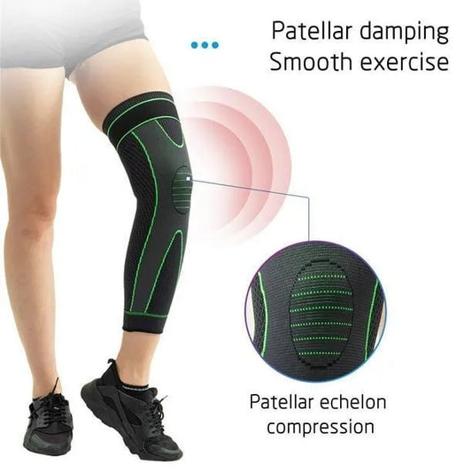 Knee Support Band for Pressure Weaving with 3D Weave Protection Against Injury Pressure Adjustable Knee Support for Men and Women