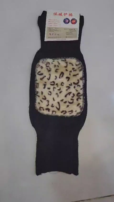 Pair of Winter Knee Warmers for Men & Women – Soft Fleece Thermal Leg & Knee Protector for Pain Relief and Cold Weather – Winter Wool Knee Pads - Winter Product